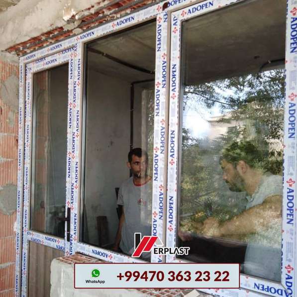 Plastik qapi pencere в фото 5