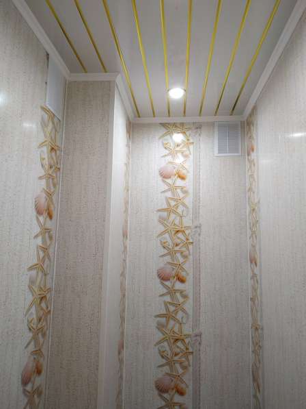 Ванная комната санузел панелями ПВХ в Челябинске