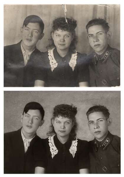 Реставрация фотографий, ретушь и колоризация в Москве фото 24