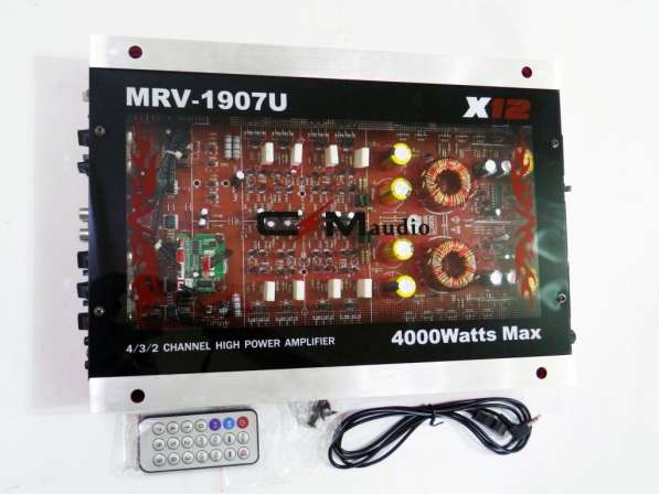 Автомобильный усилитель звука CMAudio MRV-1907U + USB 4000Вт в фото 4