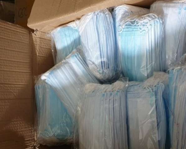 Маски защитные трехслойные оптом