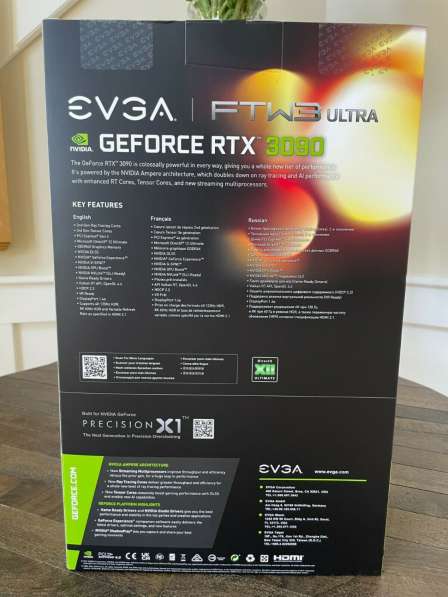 SEALED EVGA GeForce RTX 3090 FTW3 ULTRA GAMING 24GB