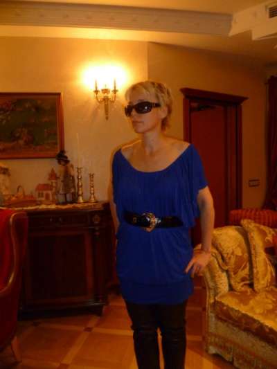 Туника, смотрится как мини-платье Oasis, Англия цвета ультрамарин в Москве фото 8