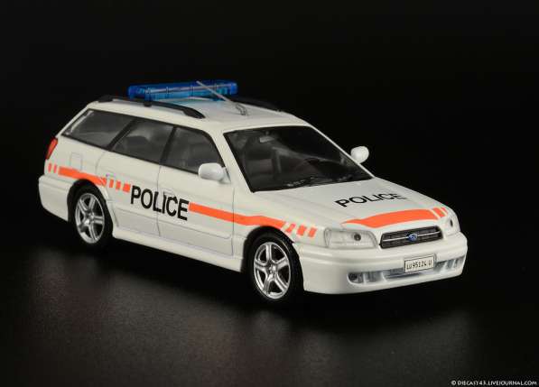 полицейские машины мира №58 SUBARU LEGACY полиция швейцарии в Липецке фото 5