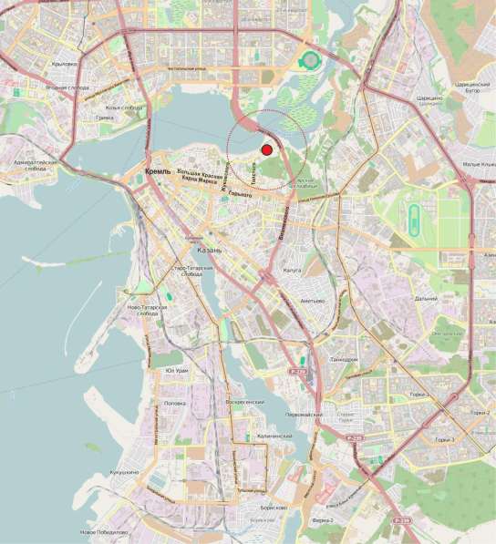 Земельный участок коммерческого назначения 2709 м² в Казани