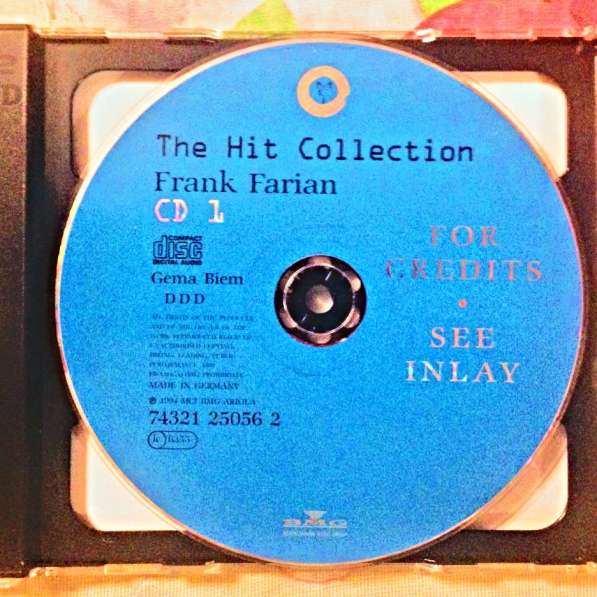 FRANK FARIAN - The Hit Collection 1994 Germany 2CD 74321 250 в Москве фото 3