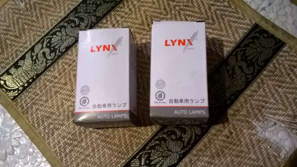 Лампочки в фары H-4 lynx Япония 2 штуки.12V(60/55 в Верхней Пышмы фото 3