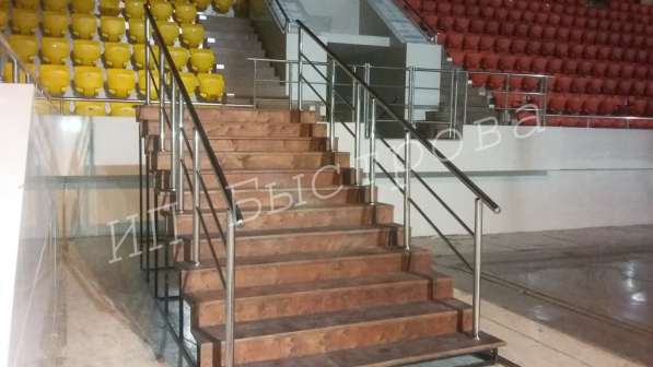 Перила из нержавеющей стали в фото 18