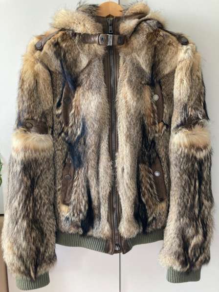 Куртка мужская из шерсти волка 46-48 размер