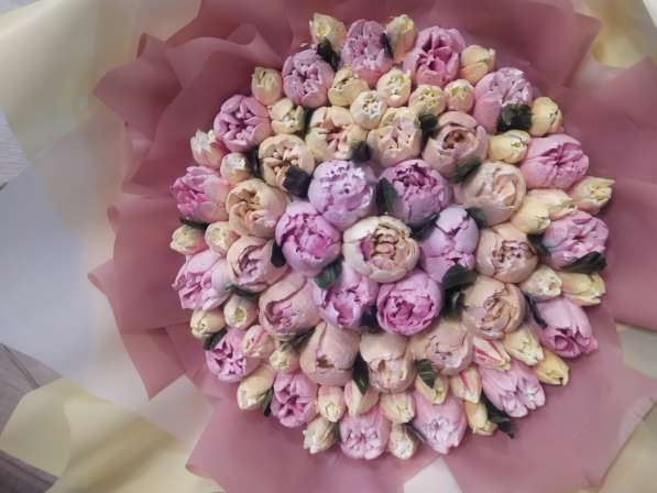 Цветы из зефира, конфеты и др. сладости в Подольске фото 3