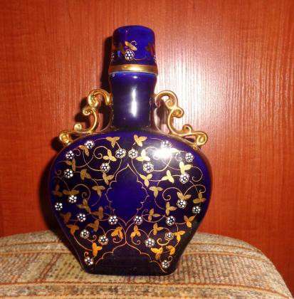 Советский фарфор графин кобальт городница 50-х