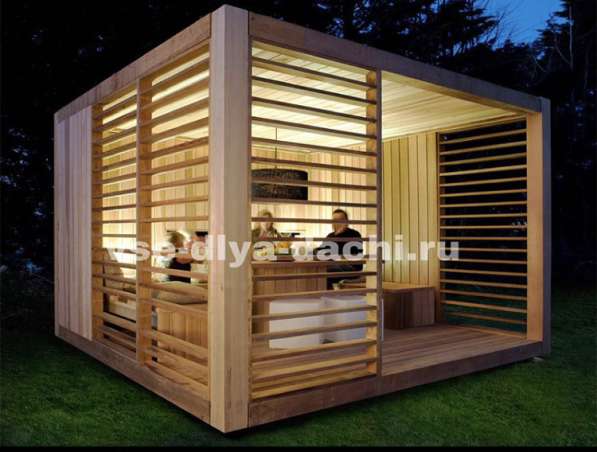 Беседки ЛОФТ садовые под ключ в Москве фото 8