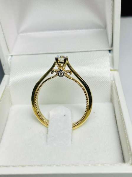 Кольцо золотое с бриллиантами в Калининграде фото 3