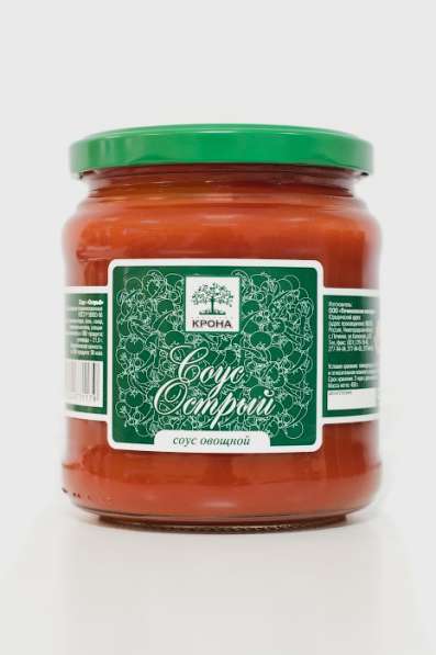 Соус томатный 0,5 л Крона твист
