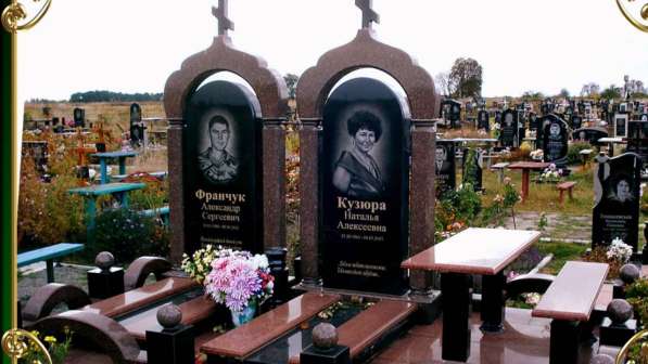 Благоустройство могильных участков в фото 13