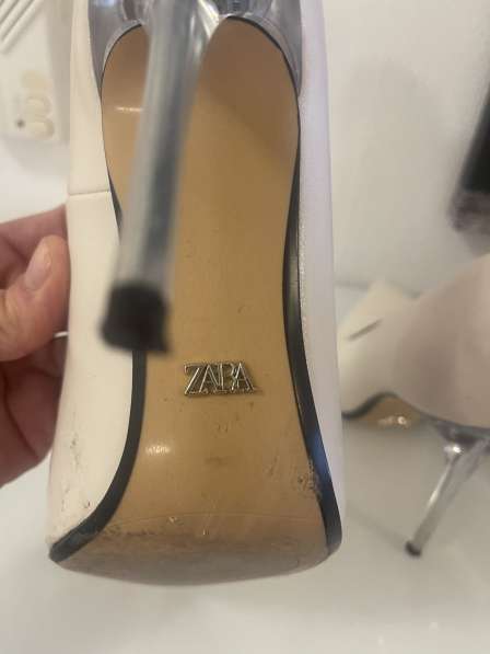 Женские туфли белые Zara в Калининграде фото 3