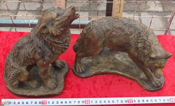 Чугунные статуэтки Волк и волчица, бронзирование в Ставрополе фото 9