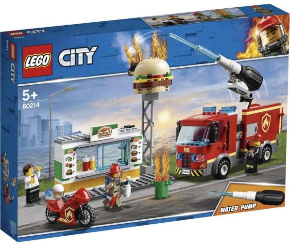 LEGO City Fire 60214 Пожар в бургер-кафе