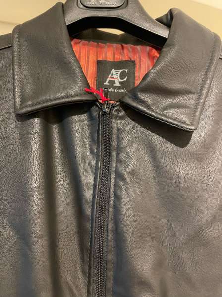 Красивая итальянская куртка из эко кожи размер L 56 в Шуе фото 6