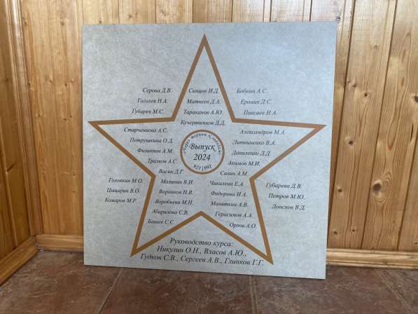 Изготовление выпускных школьных звёзд в Москве фото 7