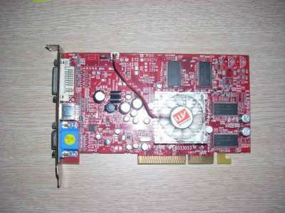 видеокарту ATI AGP Ati Radeon 9550