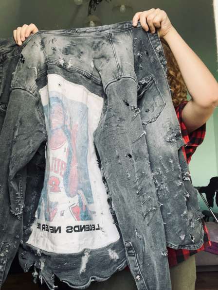 Джинсовая куртка рванная в Якутске