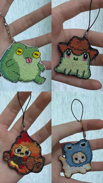 Брелок вышивание