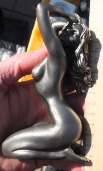 Чугунная статуэтка Ассоль из Алые Паруса, чугун, серебрение в Ставрополе фото 9