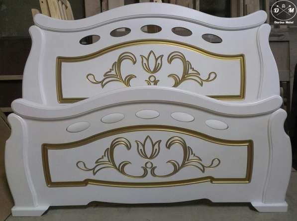 Белая двуспальная кровать ящиком от фабрики Нимфа в Брянске фото 3