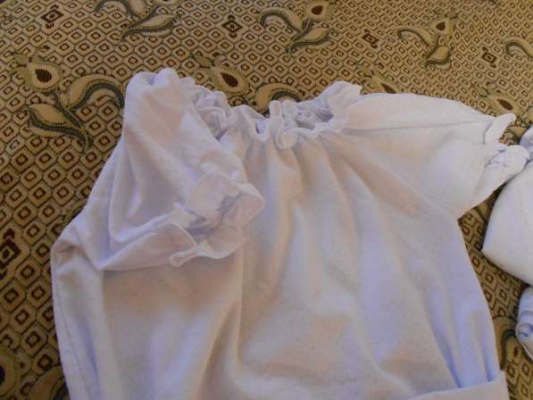 Блузка белая, с коротким рукавом, школа, дет. сад в 