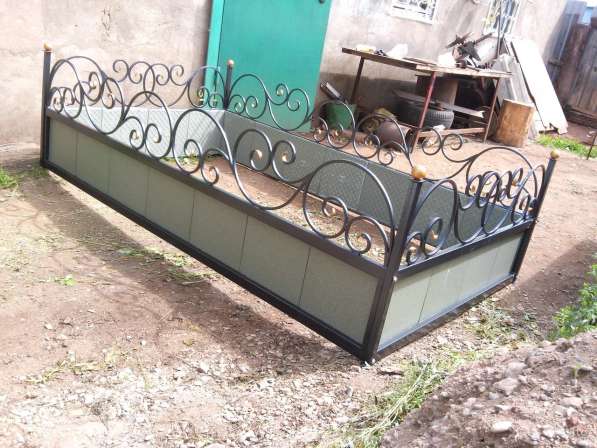 Ограды ритуальные на заказ в Альметьевске фото 7