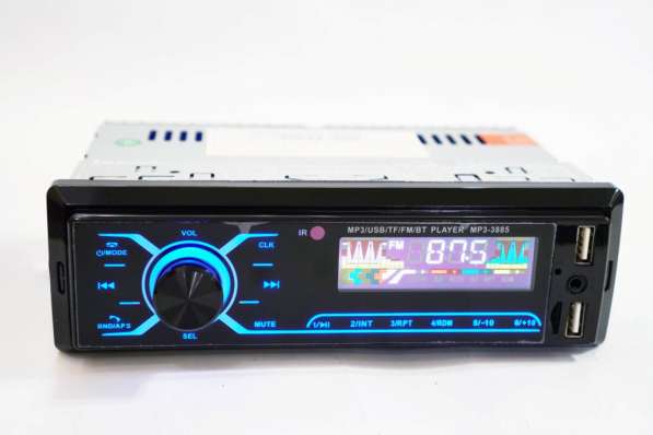 Автомагнитола Pioneer 3885 ISO - 2хUSB, Bluetooth, FM