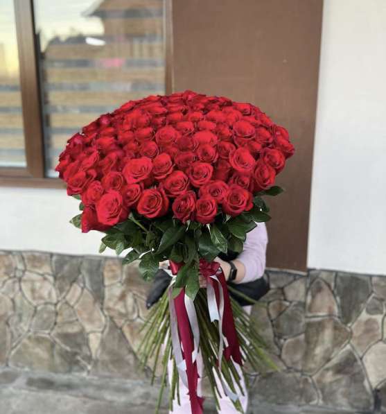 Розы цветы букет с доставкой в Москве фото 3