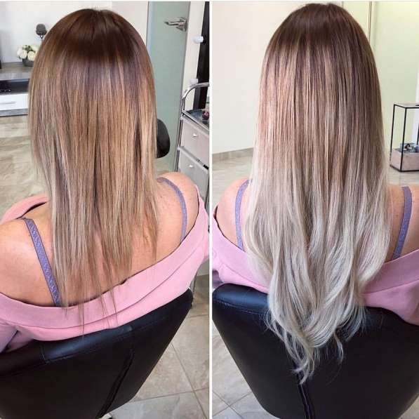 Наращивание волос в Москве фото 8