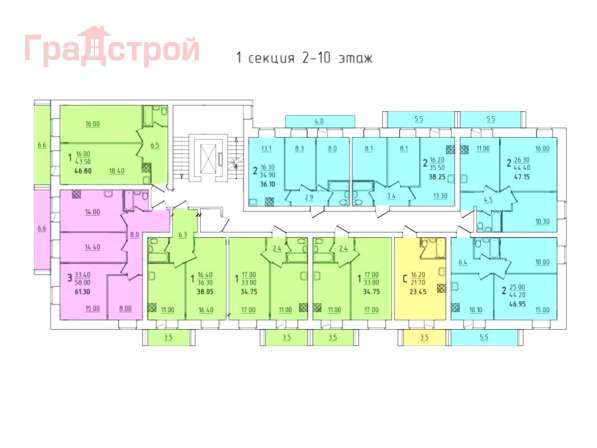 Продам однокомнатную квартиру в Вологда.Жилая площадь 34 кв.м.Этаж 7.Есть Балкон.