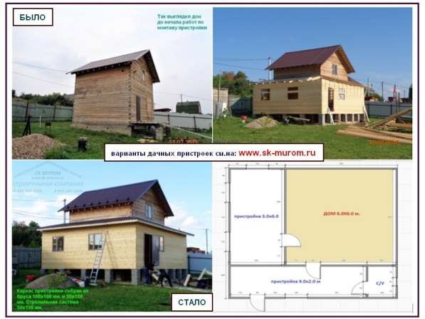 Пристройка к загородному дому в Королёве фото 14