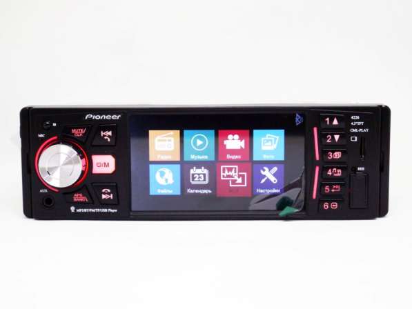 Магнитола Pioneer 4226 ISO - экран 4,1''+ DIVX + MP3 + USB в фото 3