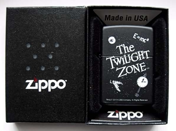 Zippo 218 twilight zone logo