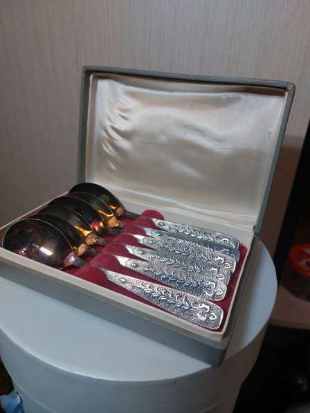 Чайные ложки мнц, набор, СССР, мельхиор в Севастополе фото 9