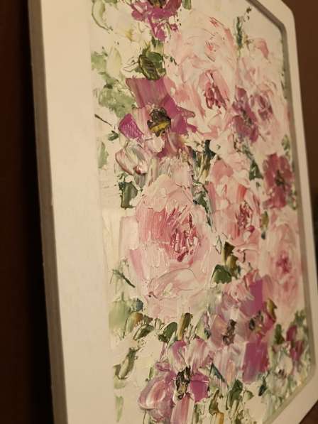 Картина маслом РОЗЫ в Москве