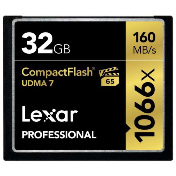Карта памяти Lexar 32GB 1066x 160MB/s Compact Flash UDMA7 VP