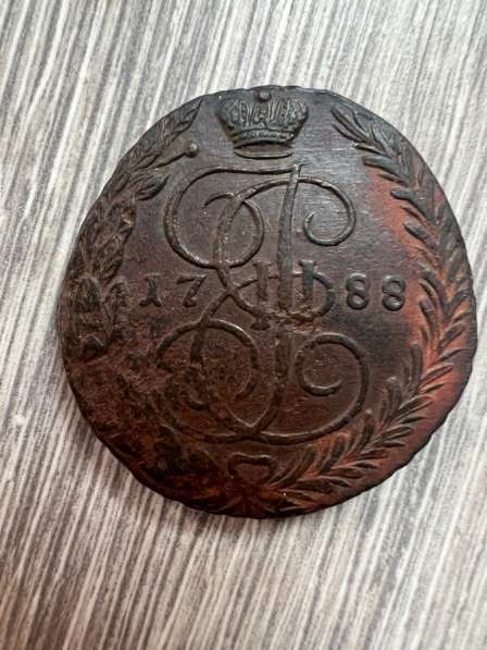Монета 5к 1788г гуртированная овальная форма, брак