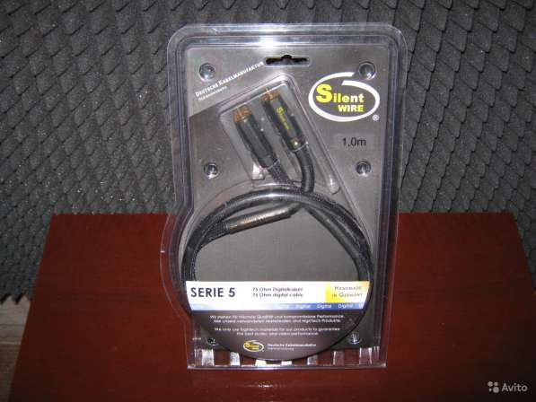 Silent Wire Serie 5 Digital Audio cable 1.0m новый