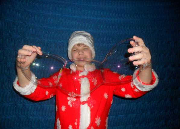 Новогоднее шоу мыльных пузырей в Ростове-на-Дону фото 8