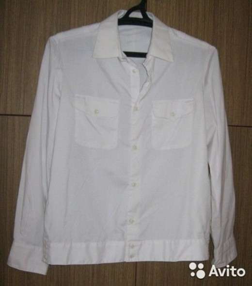 Рубашка белая 48 размер рост 3
