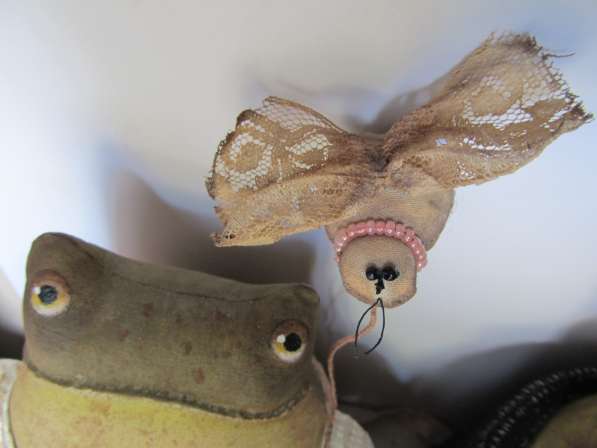 Неповторимый подарок Лягушка романтичная в стиле прованс в фото 3