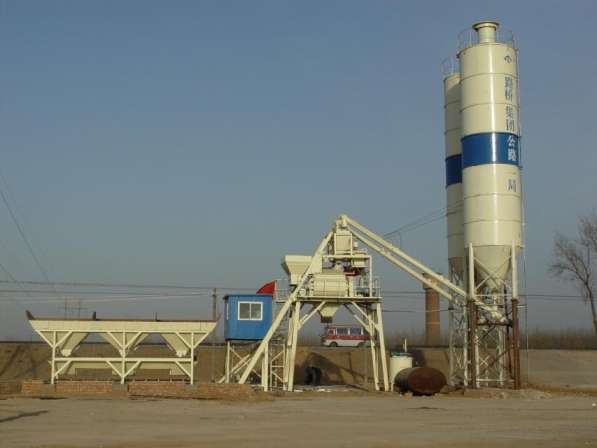 Продается новый бетонный завод HZS35 с силосом 70 тонн