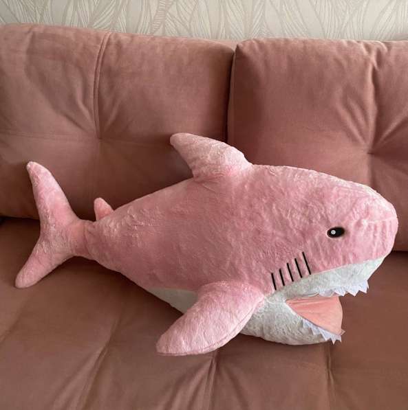 Мягкая игрушка Акула розовая в Йошкар-Оле