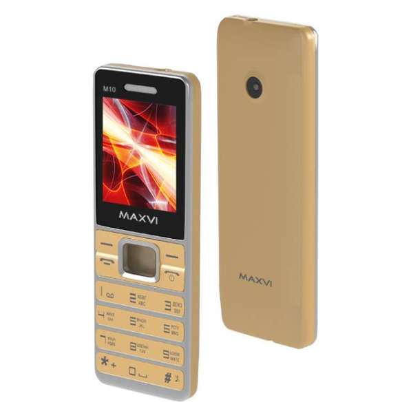 Телефон мобильный MAXVI M10 GOLD