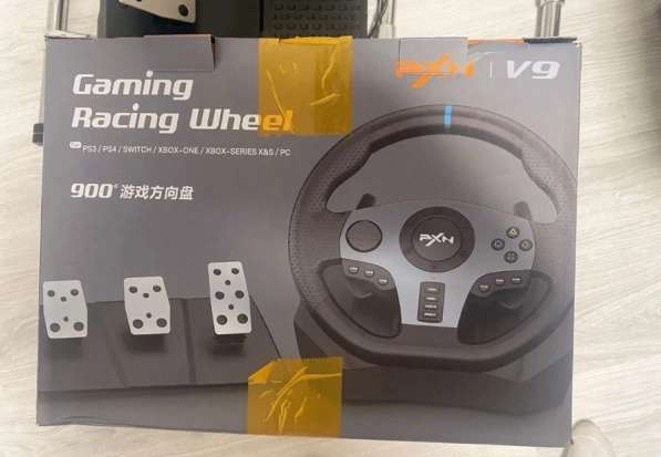 Игровой руль 900 Gaming Racing Wheel